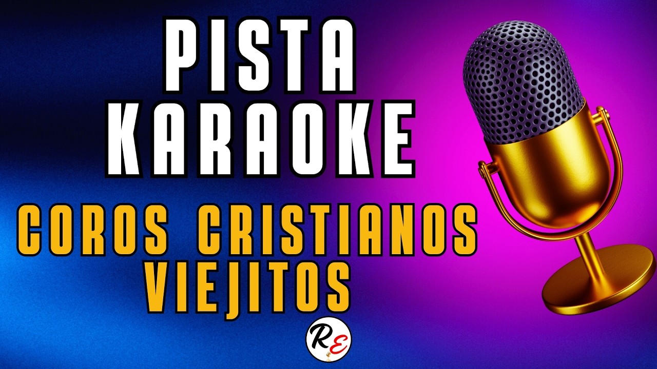 🌴 Una Gota de Tu Sangre Sobre Mí (9 Coros de Adoración Viejitos) | KARAOKE CRISTIANO 🎤