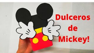 Dulceros De Mickey Reciclando Botes De Leche Manualidades Con Goma Eva O Foami