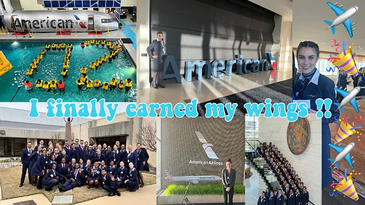 flight attendant training week 6 , I finally earned my wings!!!