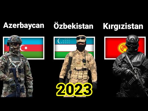 Azerbaycan vs Özbekistan vs Kırgızistan askeri güç karşılaştırması 2023