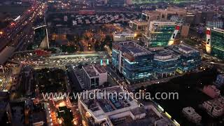 New India's shining glistening Delhi NCR city of Gurgaon