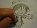 SPEED DRAWING chibi Luffy