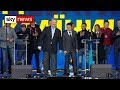 Ukraine Presidential Contenders Hold A Stadium Debate