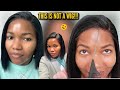 Easy &amp; Most Realistic  Bob Wig  | Glueless Wig Review Install For Beginners