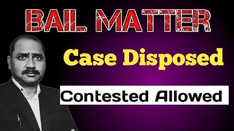 case disposed  contested allow ka kya matlab hai// case disposed ka kya matlab hota hai//
