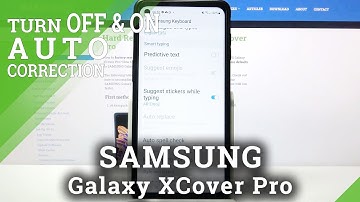 How to Access Typing Correction Settings in Samsung Galaxy XCover Pro – Text Correction Options