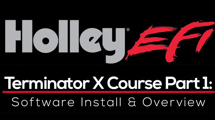 Holley Terminator X Training Course Part 1: Software Install & Overview | Evans Performance Academy