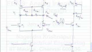 lecture 50 Fully differential opamps, common mode feedback