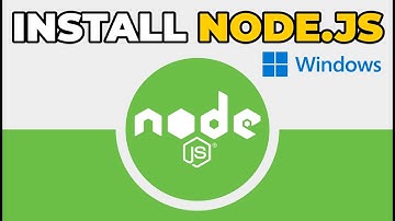 How To Install Node JS on Windows in Under 5 Minutes!