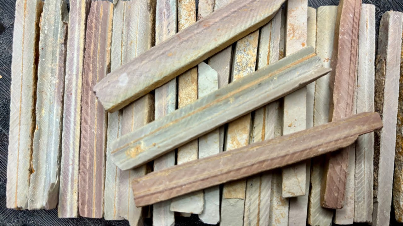 Thick wet slate pencil bar cleaning 💥💥