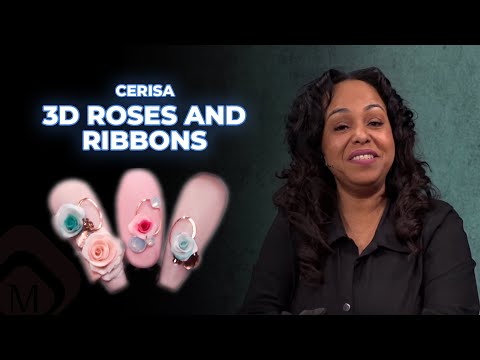 3D Roses and Ribbons E-Workshop met Cerisa (Nail Talk Live)