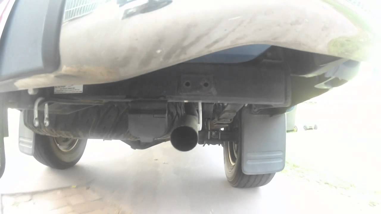 N70 Toyota Hilux 2.5 Inch Muffler Delete Sound YouTube