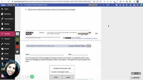 Eureka Math Grade 3 - Module 7:  Lesson 19 Problem Set