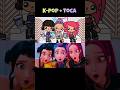 hunters aeroplane scene || K-pop demon hunters in toca Boca life world #aeroplane #tocaboca