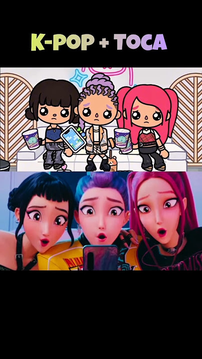 hunters aeroplane scene || K-pop demon hunters in toca Boca life world #aeroplane #tocaboca