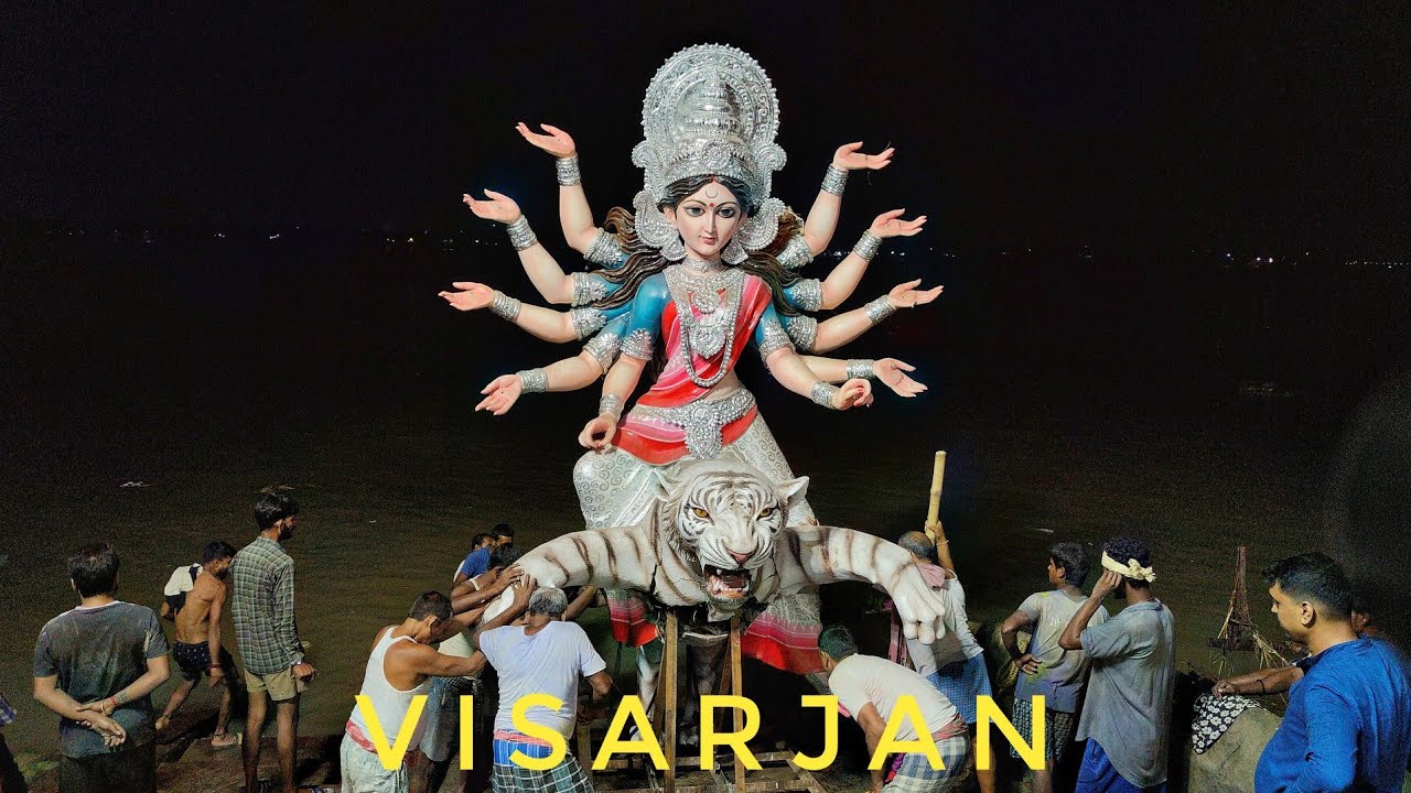 DURGA PUJA VISARJAN 2025|MA DURGA IDOL IMMERSION IN KOLKATA|DURGA PUJA VISARJAN 2025