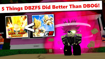 5 Things DBZFS Did Better Than DBOG! | DBZ Roblox