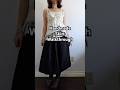 I made my girlfriend a handmade pleated skirt