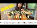 Play with me  hallelujah by l cohencello sheet music