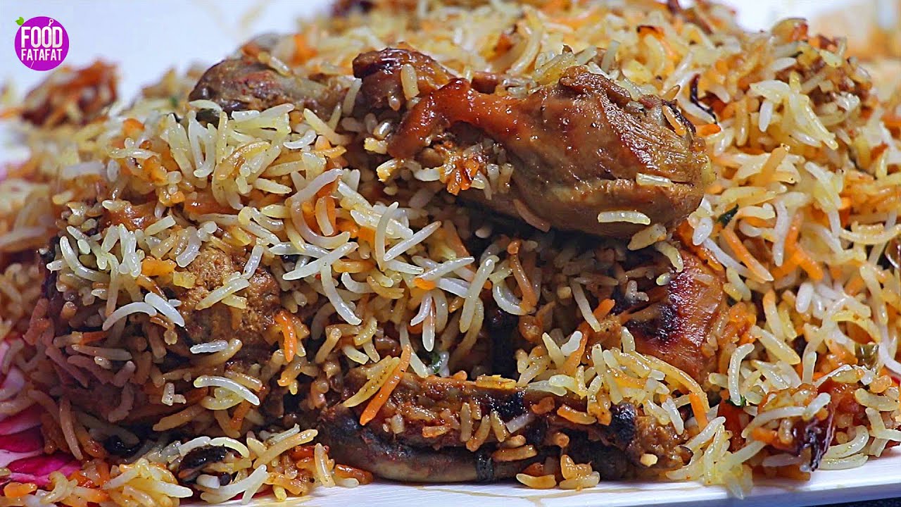 Lockdown Biryani - लॉकडाउन में घर पर बनाएं बाजार जैसी चिकन बिरयानी  - Chicken  Dum Biryani Recipe | Food Fatafat