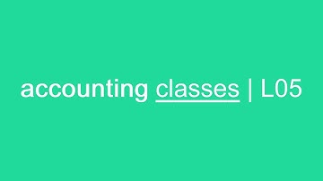 accounting classes | L05
