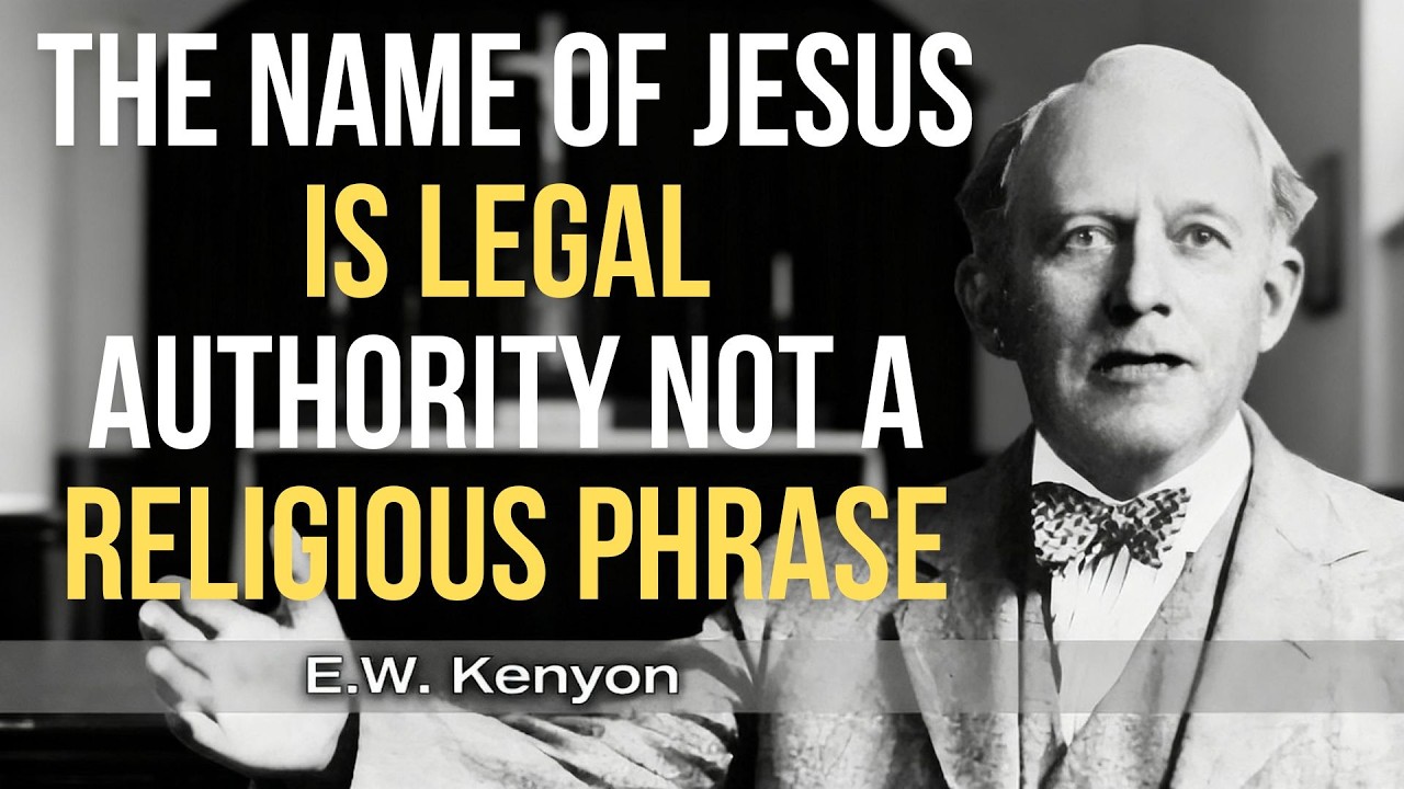 Имя Иисуса — это юридический авторитет, а не религиозная фраза — Учение Э. У. Кеньона.