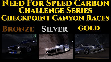 Need For Speed Carbon Collectors Edition | Challenge Series | Canyon Checkpoint Races