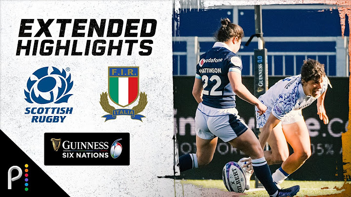 2025 Six Nations: Scotland v. Italy | EXTENDED HIGHLIGHTS | 4/13/2025 | NBC Sports