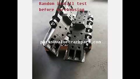 Crawler Crane Track Shoe Random Inspection