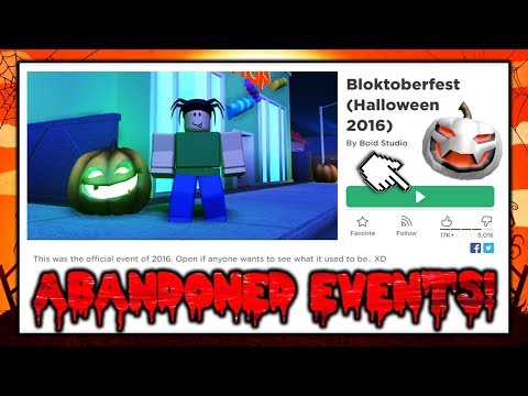 Playing Abandoned Roblox Halloween Events Win Prizes Youtube - roblox halloween event 2018 grand prize