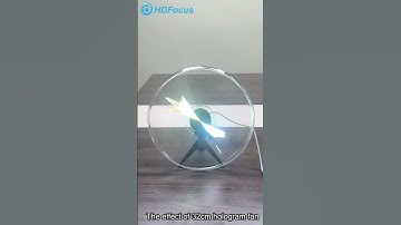 Desktop 32CM 3D Hologram Fan Display #hdfocus