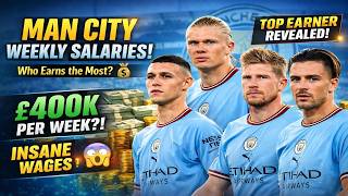 Man City Wage Bill EXPOSED 💰 | Player Salaries 2025/26 |Haaland Earns HOW Much!
