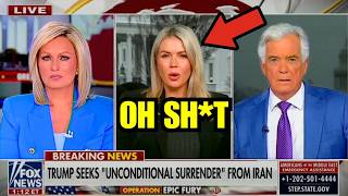 Fox hosts CONFRONT Karoline Leavitt as CRISIS ERUPTS