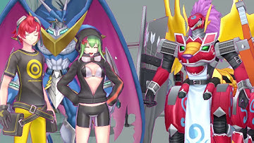 That was a close one with Kentaurosmon...Digimon Story Cyber Sleuth Ep 73