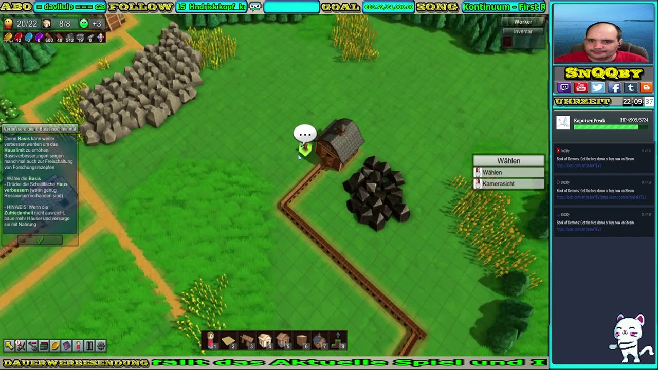 Factory Town - SnQQby Live Let's Play Wirtschafts Strategie von  Erik Asmussen #05