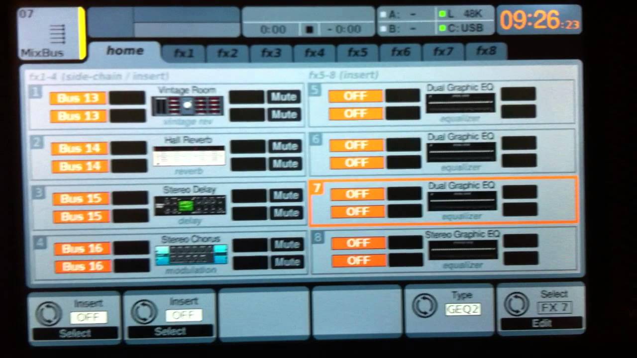 06 Behringer X32 VIDEO 15042506 EQ on Faders YouTube