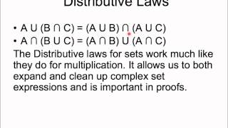 Set Identities
