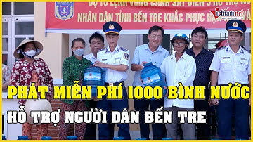 Bến Tre: Phát miễn phí 1.000 bình nước hỗ trợ người dân vùng hạn mặn | Báo VietNamNet