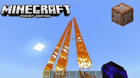 How to make firebending  in [mcpe] using comand block