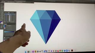 Adobe illustrator by beginner - diamond