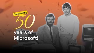 Celebrating 50 Years of Microsoft | SparrowGenie