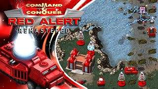C&C Red Alert Remastered | 1 vs 7 Brutals | Pattern of Islands)