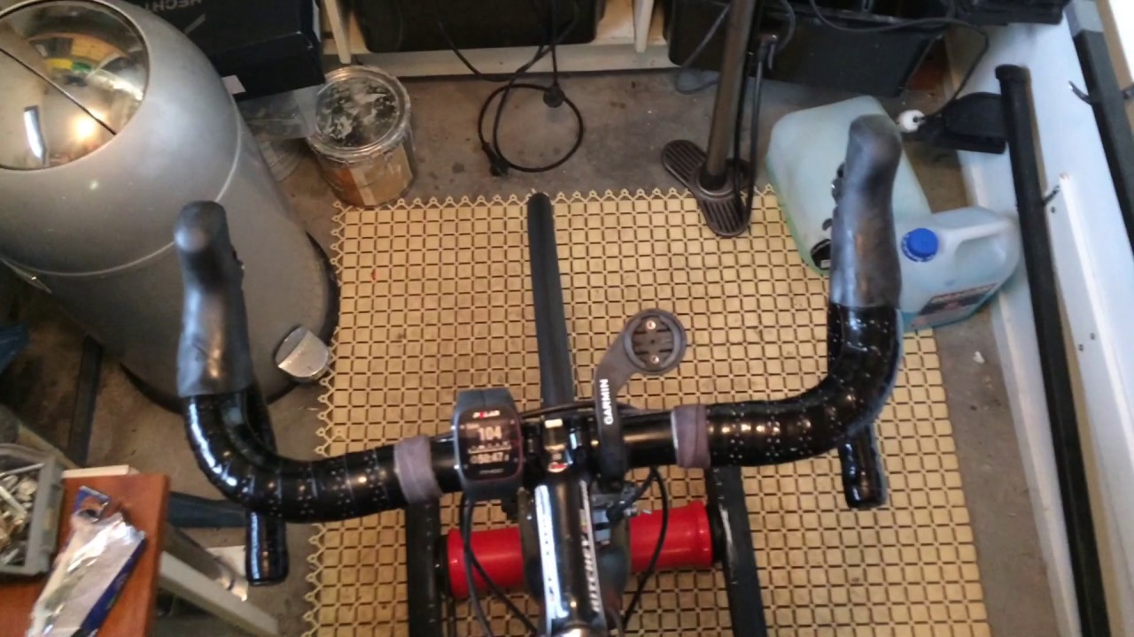 Cycling rollers no hands Elite Arion Mag Parabolic rollers YouTube