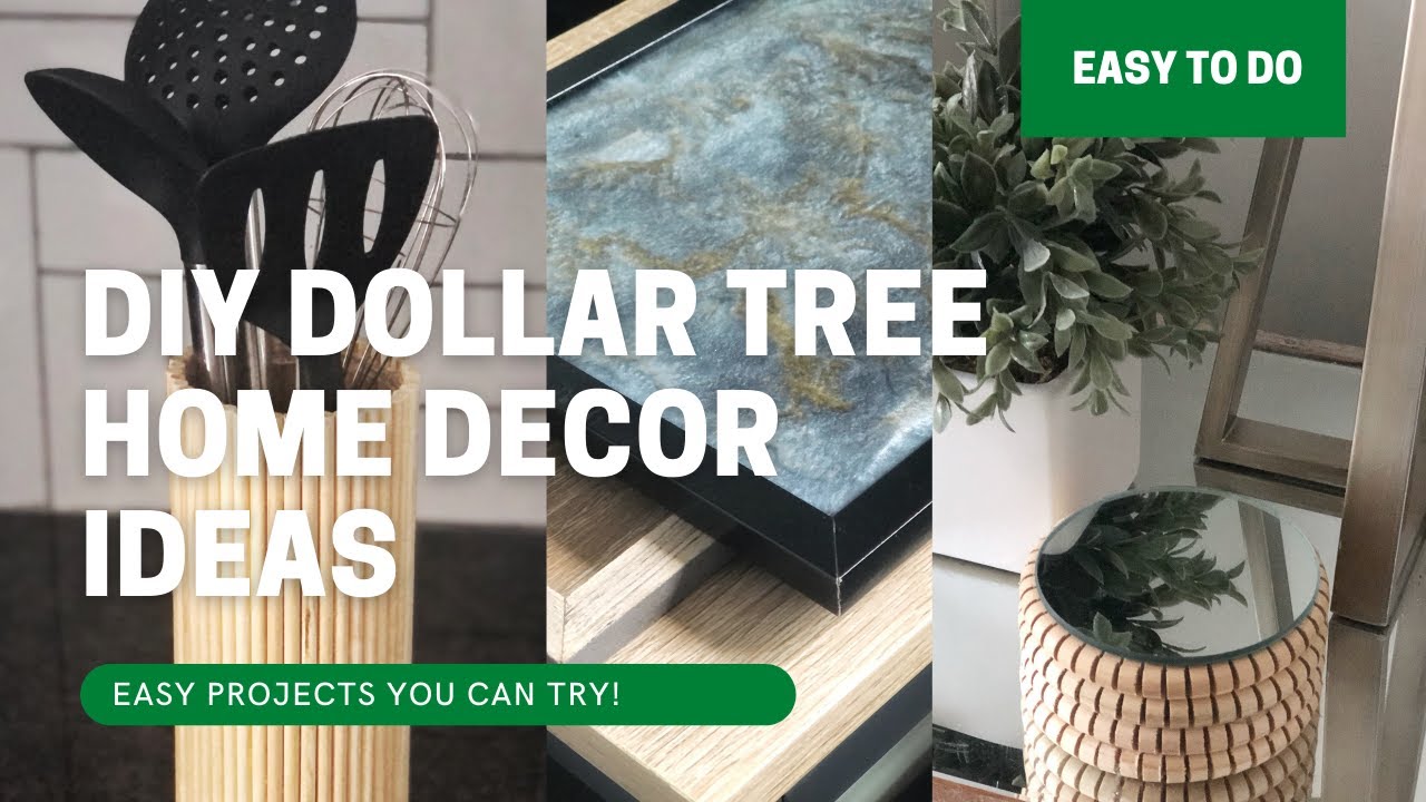 DIY Dollar Tree Home Decor Ideas Easy & Affordable YouTube