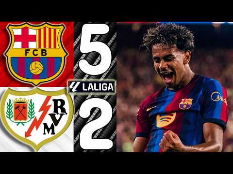 🎥 Barcelona vs. Rayo Vallecano [5-2] - Match Review (La Liga 2026/2027)