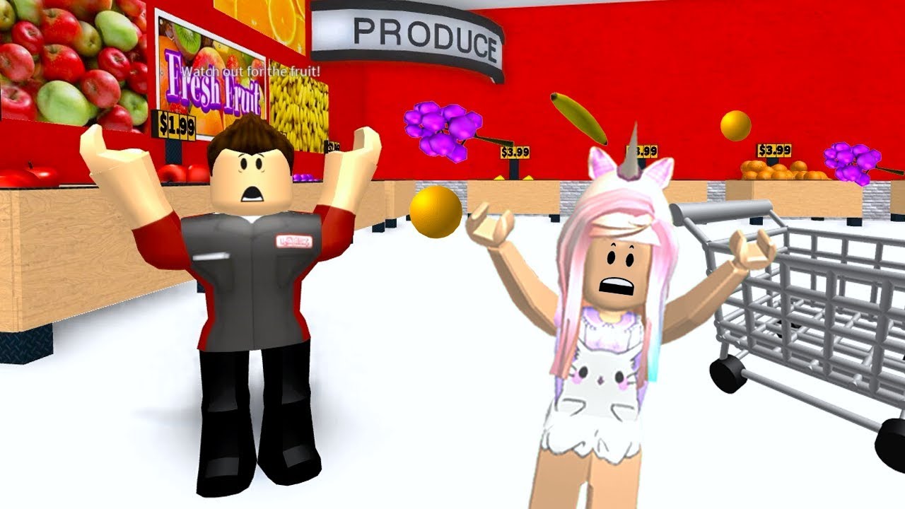 Roblox Escape The Grocery Store Supermarket Obby Youtube - kawaii kunicorn roblox escape