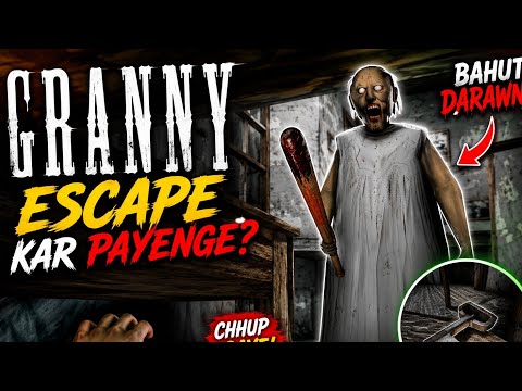 Playing granny horror game 