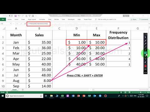 Frequency function example