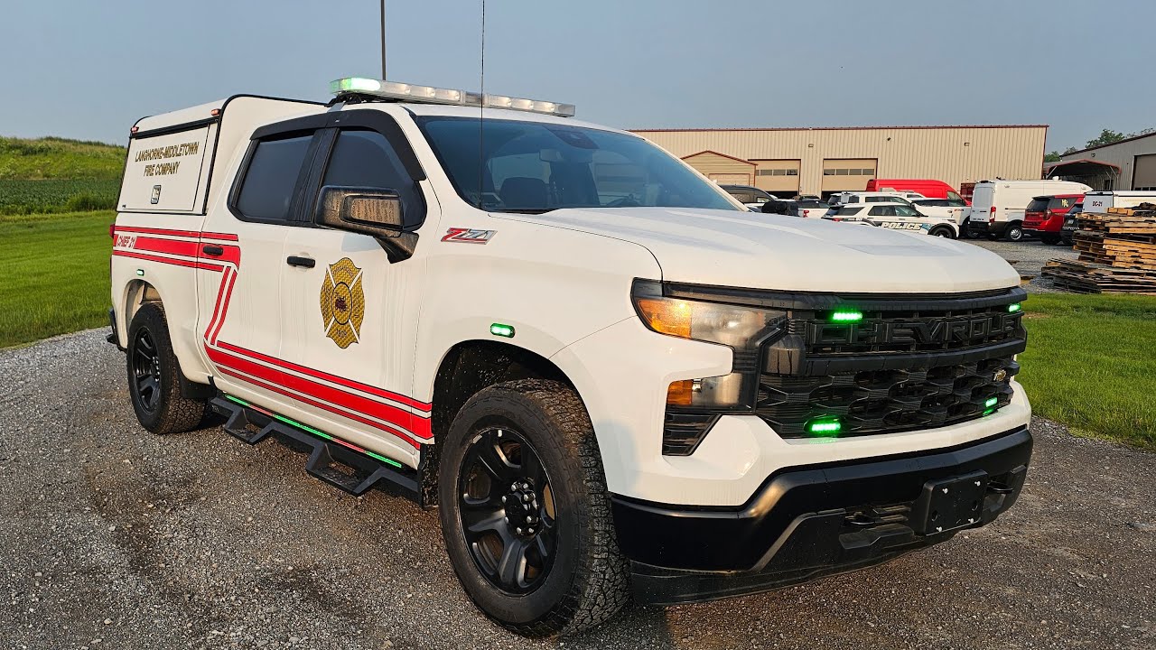 Langhorne-Middletown Fire Chief Command Twin Chevy Trucks | 911RR - YouTube