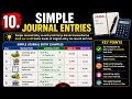 10. Simple Journal Entries Kaise Banaye? Easy Practice in Hindi.